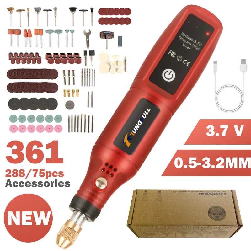 Power Tools Review - Pena Ukir Tanpa Kabel Isi Ulang