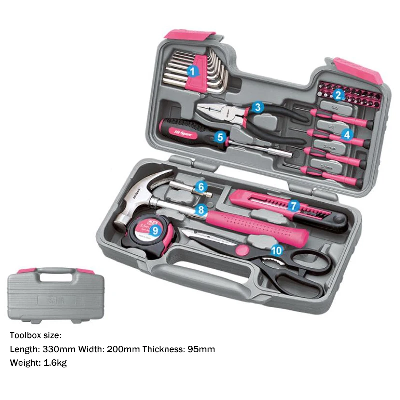 Set Perkakas Tangan Pink Kit O - Power Tools Pink ulasan dan harga