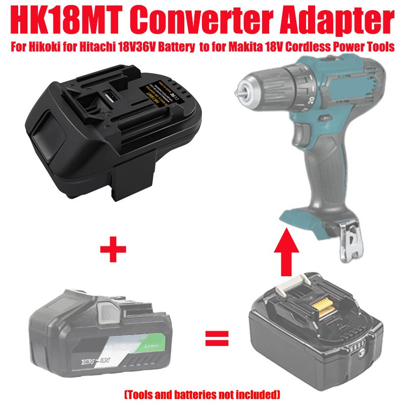 Adaptor Baterai ALASICKA HK18M - Power Tools Hikoki ulasan dan harga