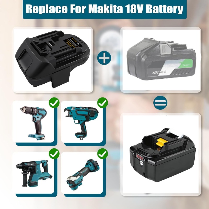 Adaptor Baterai ALASICKA HK18M - Power Tools Hikoki ulasan dan harga