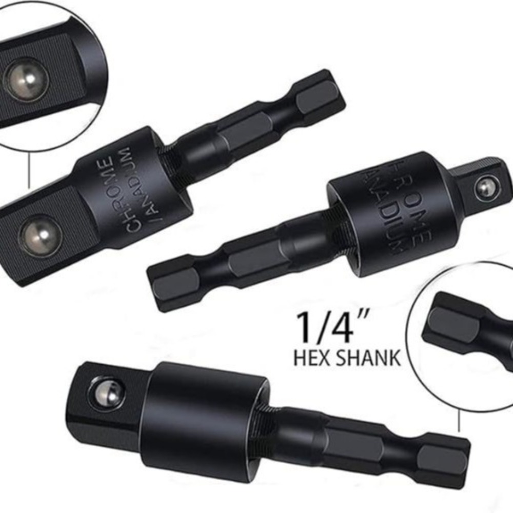 360 °   Set Adaptor Soket Bor  - Power Tools Excel ulasan dan harga