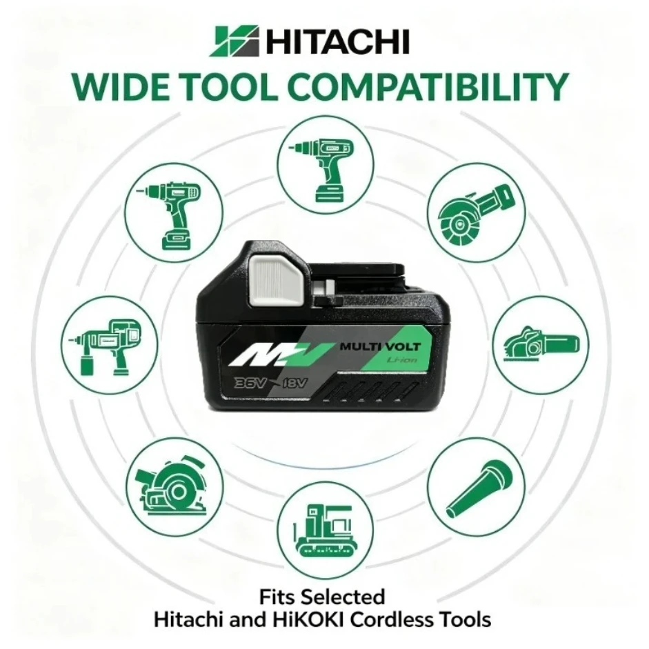Baterai HiKOKI 8.0Ah asli, dil - Power Tools Hikoki ulasan dan harga